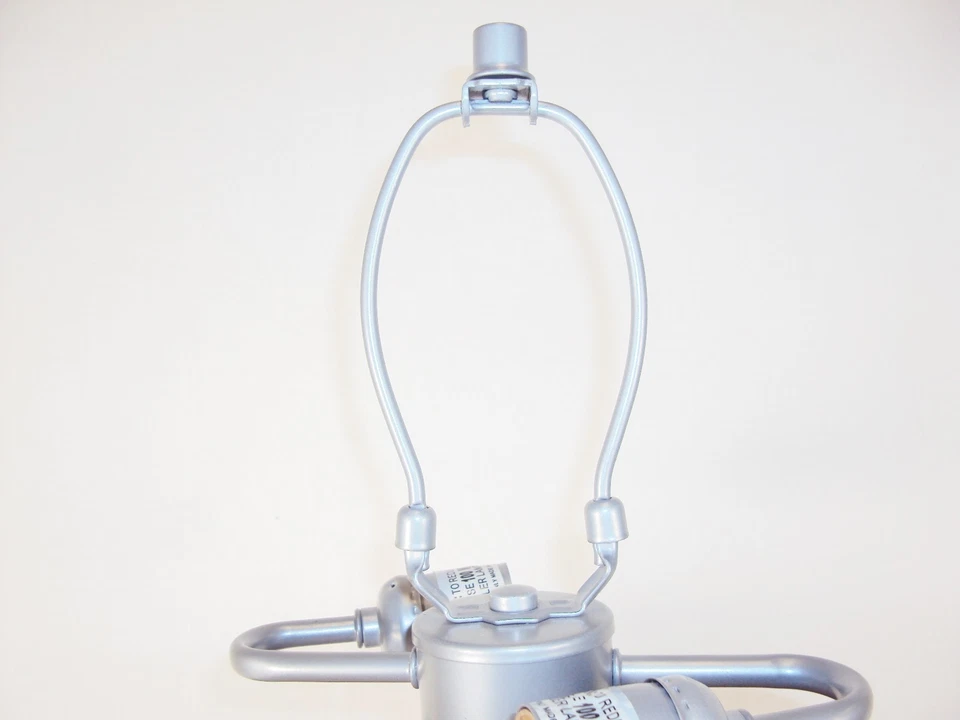 Lámpara de mesa/escritorio grande Eurowood "Wave" ~ columna marrón ahumado translúcida #2840530 Foto 4 de 4