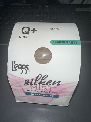 L'eggs Q+ Nude Silken Mist Shaper Panty Silky Sheer Leg