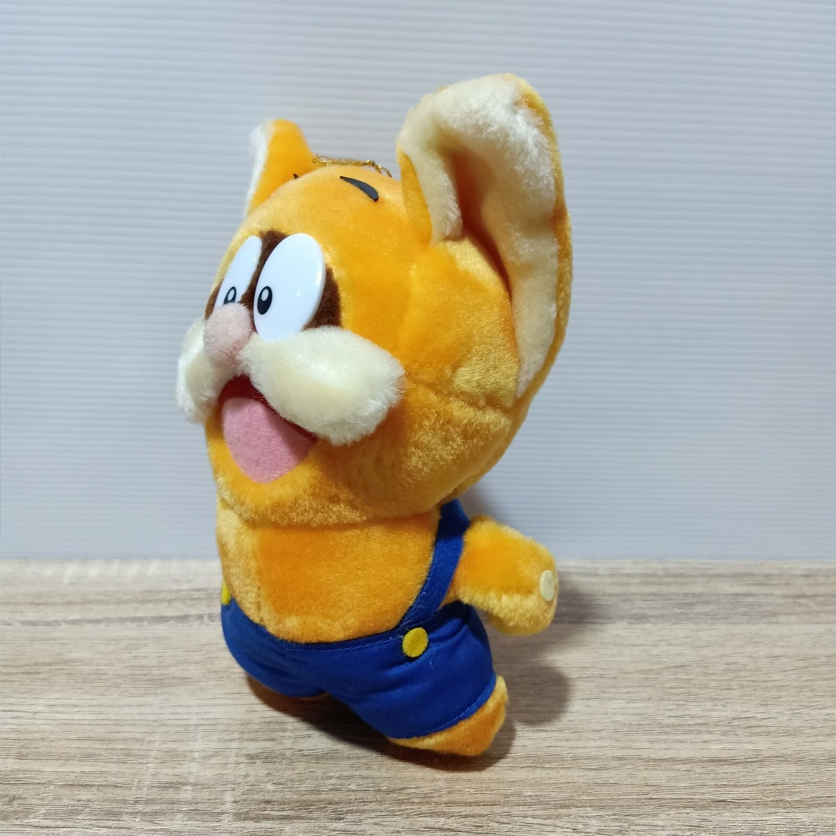 Pokonyan Raccoon Cat Vintage Plush Toy Fujiko Fujio NHK Japan
