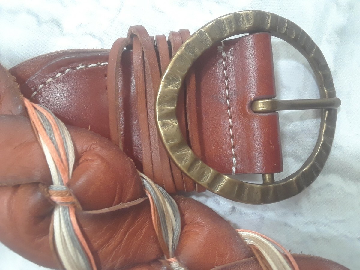 7 Hills San Francisco Designed Genuine Leather Braided Belt  display picture 1