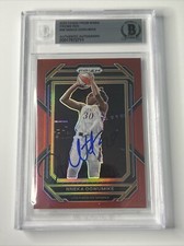 Nneka Ogwumike Signed 2023 Panini Prizm WNBA #38 Prizms Red /199 BAS Auto Slab