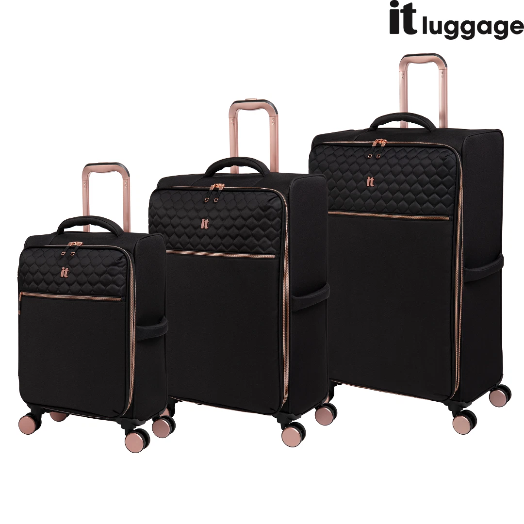 IT Luggage Suitcase Divinity Single Case Black 32 Inch eBay