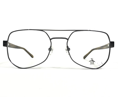 Penguin Eyeglasses Frames THE SINCLAIR GM Grey Brown Square Full Rim 52-19-145