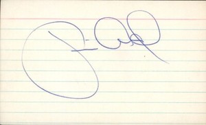 NBA Player Jim Ard Autograph