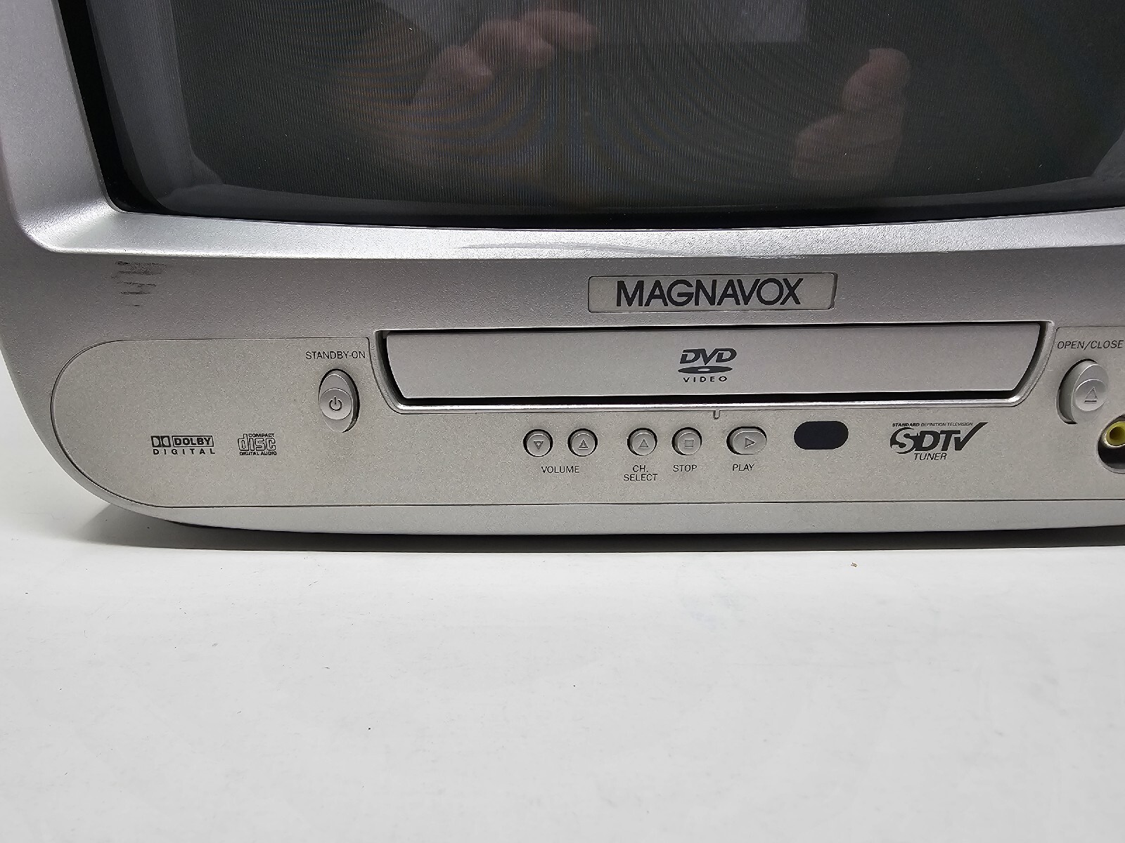 Magnavox CD130MW8 TV 13” CRT Television DVD Combo Retro Games With Front Inputs eBay