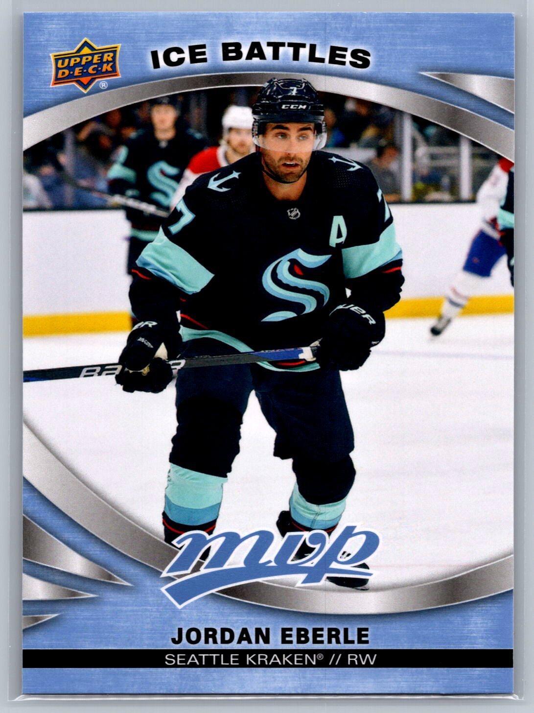 Jordan Eberle 2023-24 Upper Deck MVP Ice Battles HOCKEY #159 Seattle Kraken SP