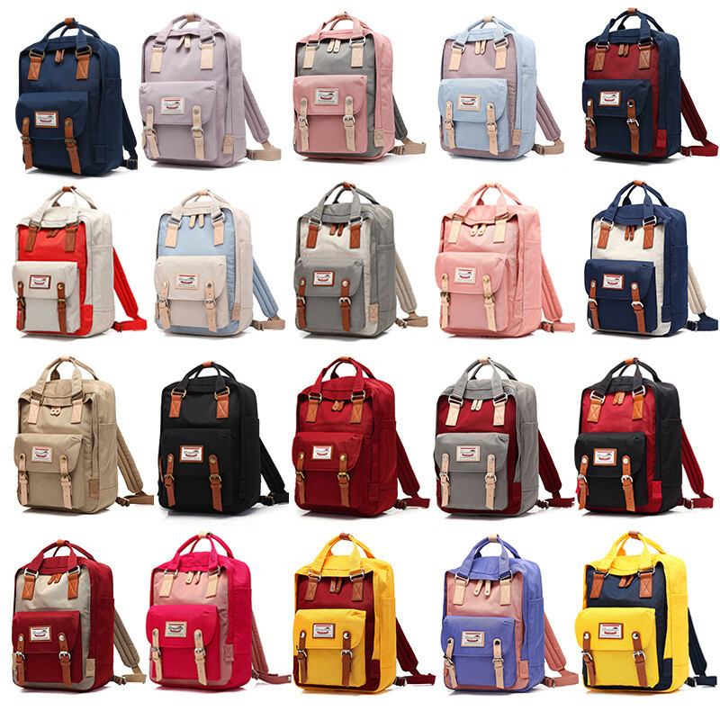 Mochila Nx Donut Bolsa para Libros Coreana Informal Grande Estudiante Niños Bolso de Nylon