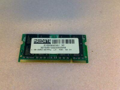 1GB DDR2 Arbeitsspeicher RAM 667Mhz Sodimm Maxdata ECO 4011 IW 8615P