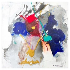 Moshe Leider Original Painting on Canvas Hand Signed Art