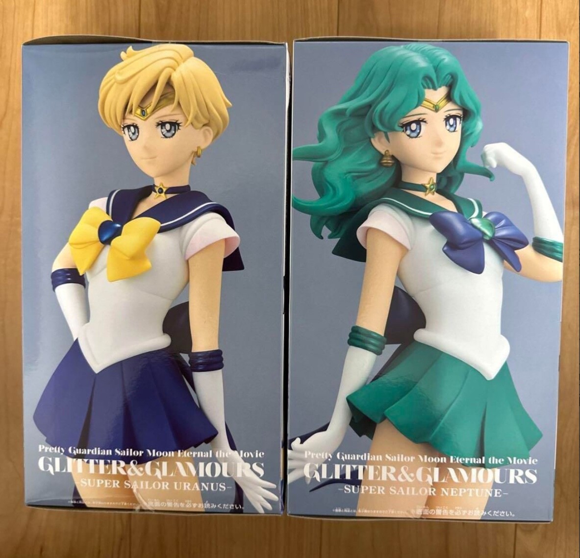 セーラームーンフィギュア G&GLAMOURS URANUS & NEPTUNE Sailor Moon Uranus & Neptune SET Figure 30th Anniversary