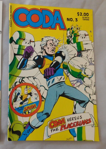 CODA #3 1986 Coda Publishing Comic Book VF/Nm