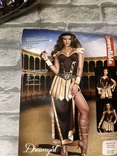 Dreamgirl Roman Costume Women s Size L Halloween Dress w/ Sword Headpiece