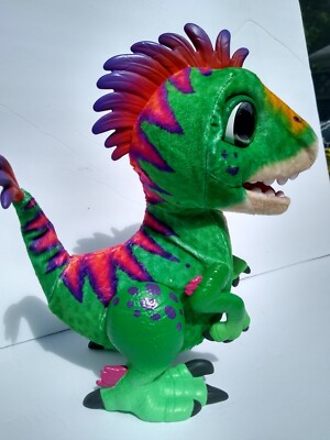 FURREAL DINOSAUR HASBRO GREEN MUNCHIN T-Rex INTERACTIVE Moving