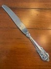 NEW UNUSED JUNIOR YOUTH CHILD KNIFE WALLACE GRANDE BAROQUE STERLING SILVER GRAND