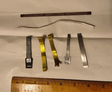 Small Lot of Vintage White Metal Brass HO Train Parts 1 Marked Mantua