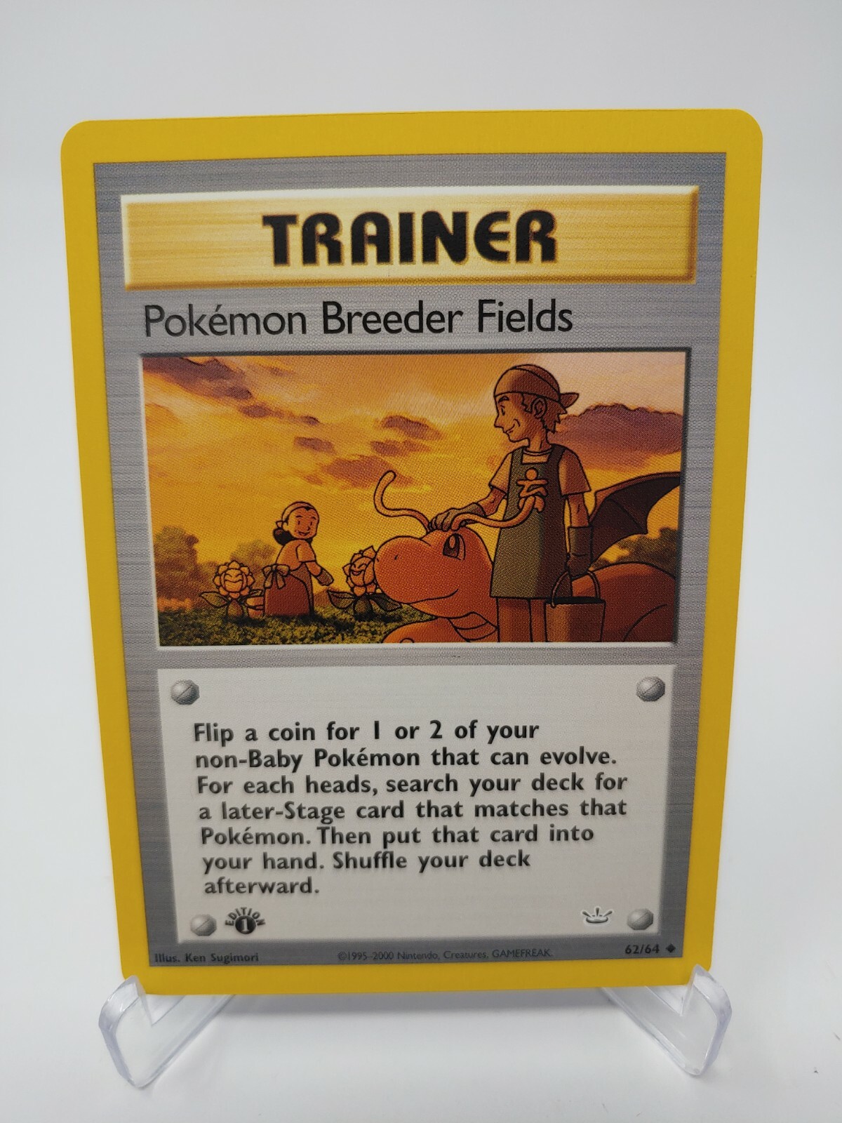 Pokemon 1st Edition Pokemon Breeder Fields 62/64 Neo Revelation