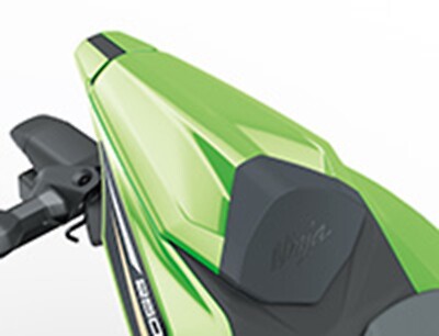 S Kawasaki OEM Rear Seat Cowl Lime Green 99994-1871-777 ZX-4R ZX-4RR