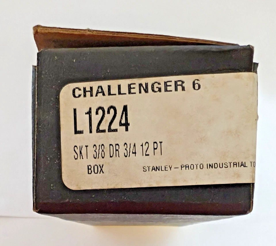 3/4" SHALLOW [3/8" DRIVE] SOCKET [12 POINT] 3/4 SAE [PROTO L1224](QTY:1) USA NOS - Image 4 of 4