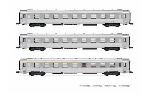 Arnold HN 4336-3 : Voiture Bar SNCF Époque 3 – Modèle Réduit En Inox, Prêt à Rouler
