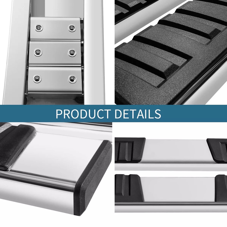 6" Nerf Bar Running Boards Side Steps Fit For 20052023 Toyota