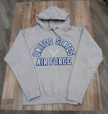 USAF United States Air Force Stitched Hoodie Hooded Sweatshirt Men Small