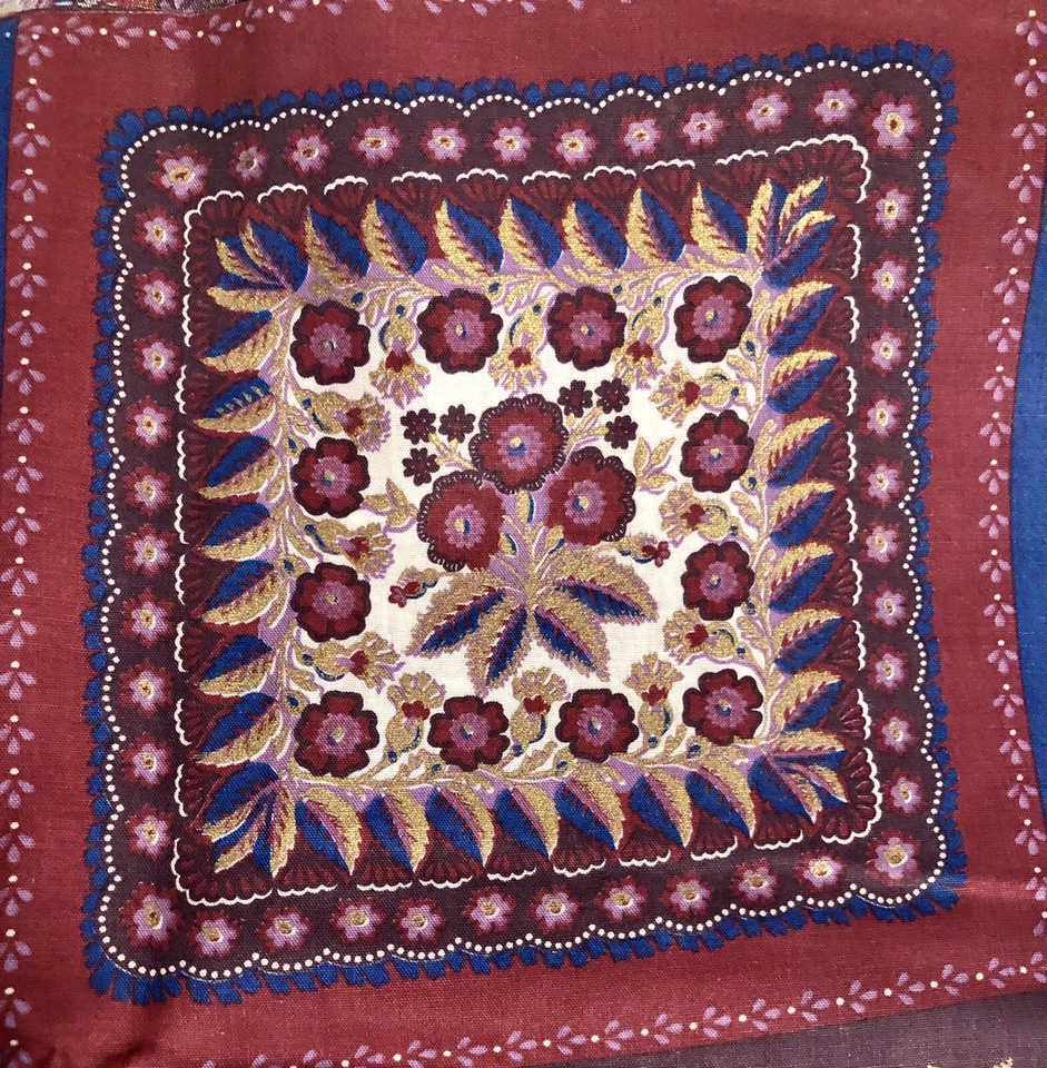 Concord Fabrics Square Floral Plant Pattern Sewing Fabric Cotton 115” x 45” - Image 3 of 4