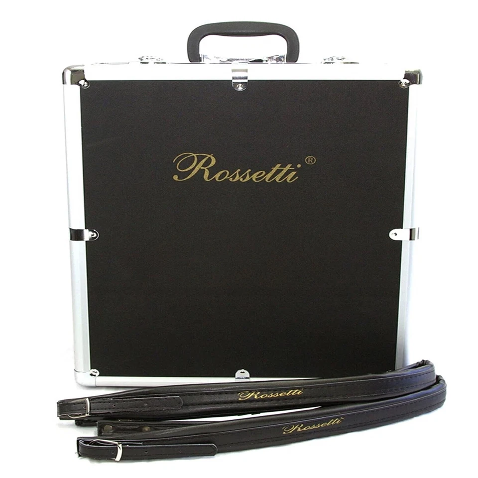 Rossetti 34 Botones Acordeón 12 Bajo 3 Interruptores FBE Gris Blanco Gris Foto 4 de 4