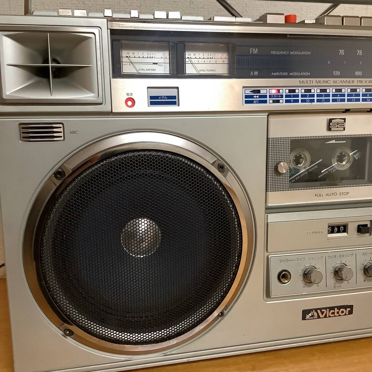 Victor/M-56/ＲADIO-TV-CASSETTE-RECOＲDEＲ Victor RC-M70 FM/AM Stereo Radio Cassette Recorder Tested Used | eBay