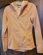 Columbia Womens Active Jacket XS Peach Orange Zip Hood Athletic Sports Wear