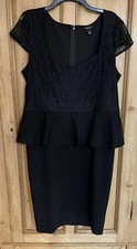 Torrid Cap Sleeve Peplum Sheath Dress Size 14