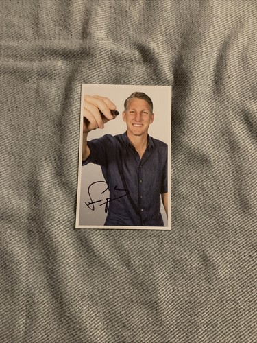 Bastian Schweinsteiger DFB Nationalmannschaft Autogrammkarte Original Signiert