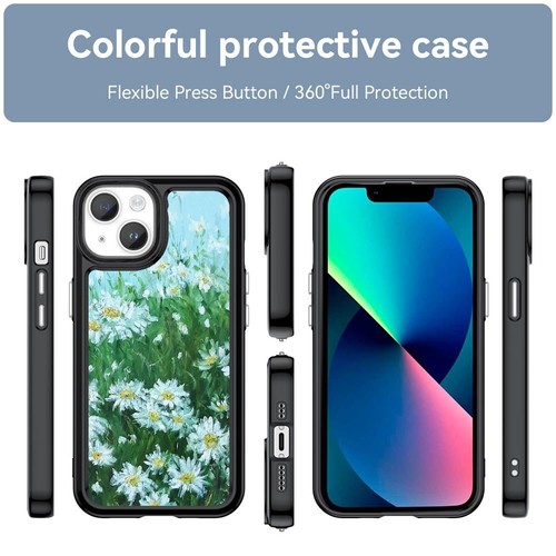 painting daisies watercolor Phone Case For iPhone SE4 16E 12 13 14 15 16 Pro Max - Picture 23 of 25