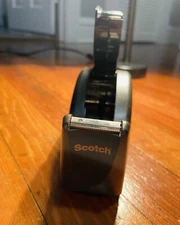 Vinatge Scotch Weighted Base Desktop Tape Dispenser, Two-Tone C60