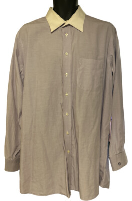 Tom James Shirt Men's Sz 27  Chest 100% Cotton Measurements Below Customized