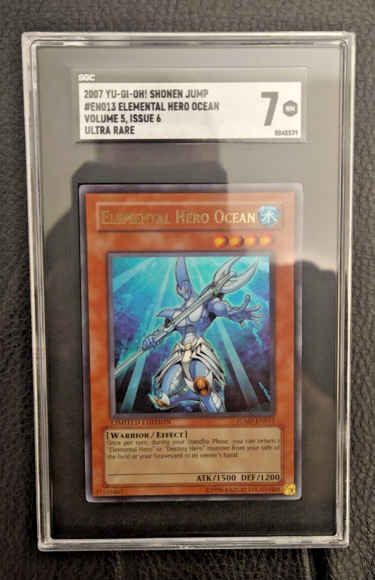 2007 Yu Gi Oh! Shonen Jump #EN013 Elemental Hero Ocean Ultra Rare 