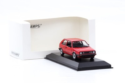 1:43 Minichamps Volkswagen VW Golf II 2 GTI tornadorot 1985