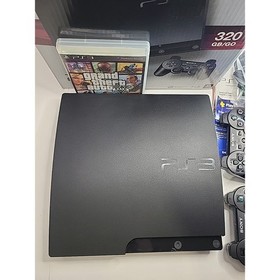 Sony Playstation 3 PS3 CECH-3001B 320GB Original Box Controllers Cords GTA V