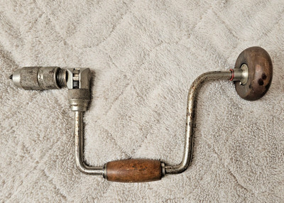 VINTAGE STANLEY HANDYMAN No. H1253 BRACE & BIT DRILL 12''