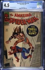 Amazing Spider-Man 34 Cgc 4.5 Off White-White 2nd Gwen Stacy Marvel 1966