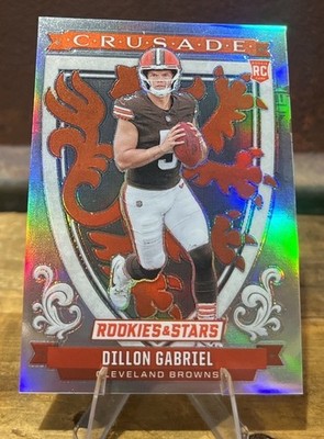Panini Rookies & Stars 2025 Dillon Gabriel Crusade Prizm #14 Browns Rookie Card