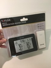 NEW - Taylor Wireless Digital Indoor Outdoor Thermometer and Hygrometer