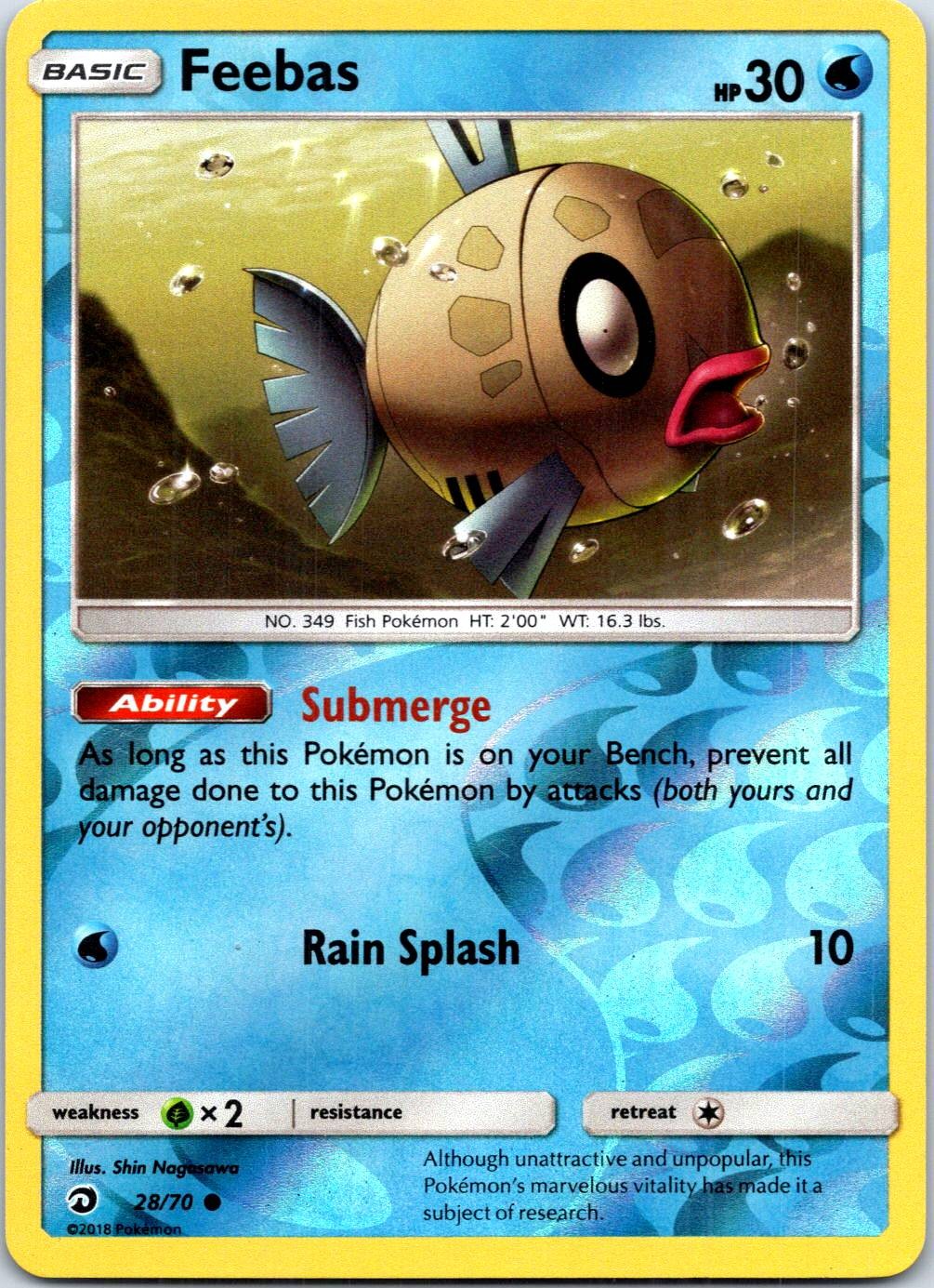 Feebas Common Dragon Majesty 28/70 LP