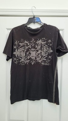 Black Lavish Luxury Rock Grunge Tshirt Mid Y2K Mens Size Good Condition XL