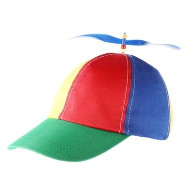 Propeller Mütze  Lustige Baseball Cap für Erwachsene  Hubschrauber Kopfbedeck...