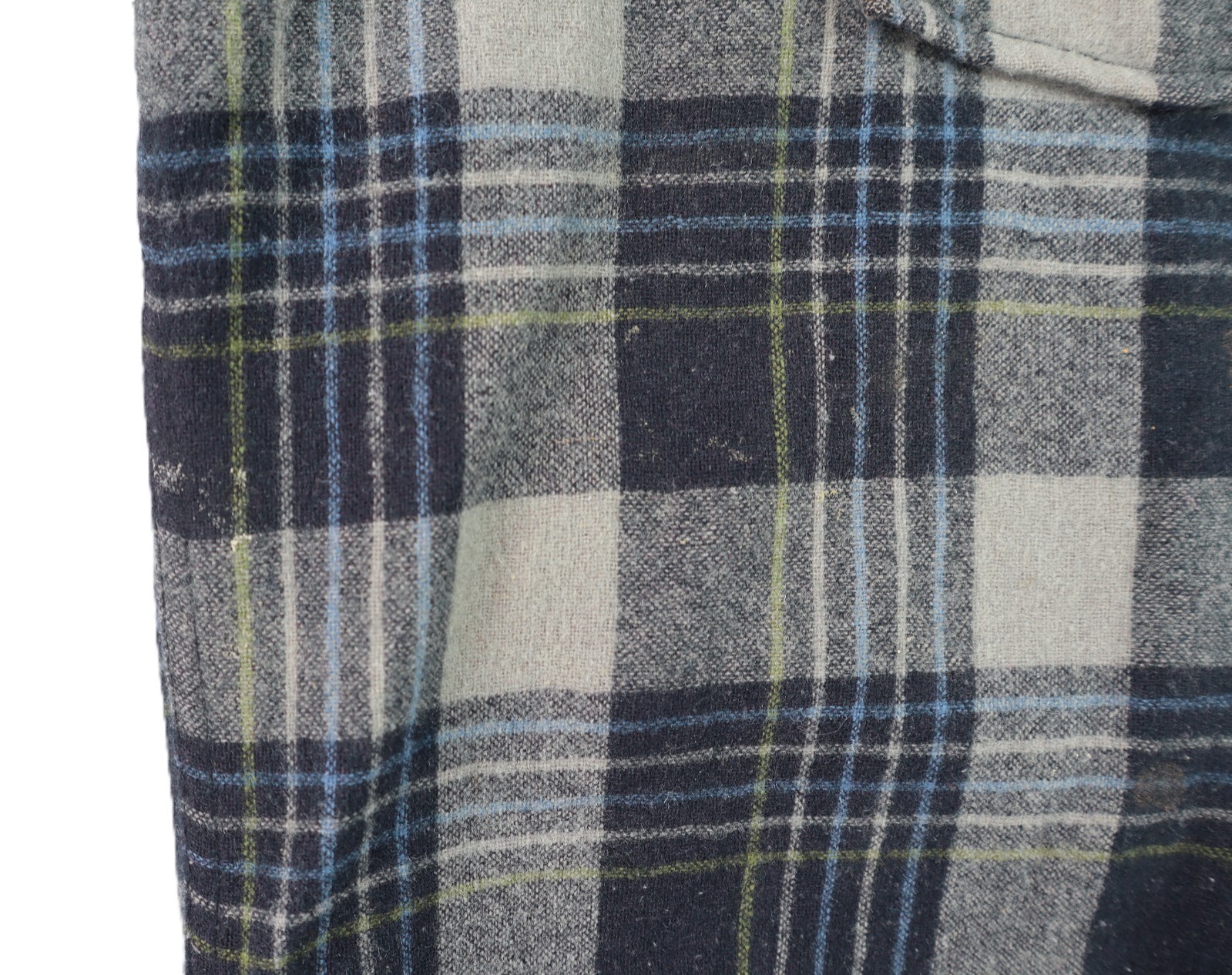 PENDLETON US Men’s Large Gray Plaid Button Down 1… - image 8