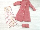 GUC vintage Mattel FRANCIE DRESS/COAT SHOPPIN SPREE purse 1261 clothing 1966