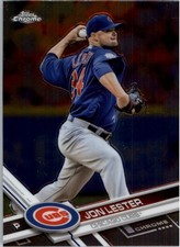 2017 Topps Chrome #142 Jon Lester - BB