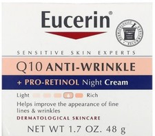 Eucerin Q10 Anti-Wrinkle  Pro-Retinol Night Cream 1.7 oz.
