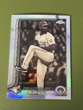 2025 Topps Chrome Update Series - Seranthony Dominguez #USC100 Sepia Refractor
