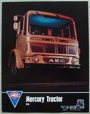 AEC MERCURY TRACTOR Chassis UK (TGM4R) Sales Brochure Nov 1967 #059.11.67